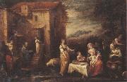 Francisco Antolinez y Sarabia The rest on the flight into egypt Germany oil painting artist